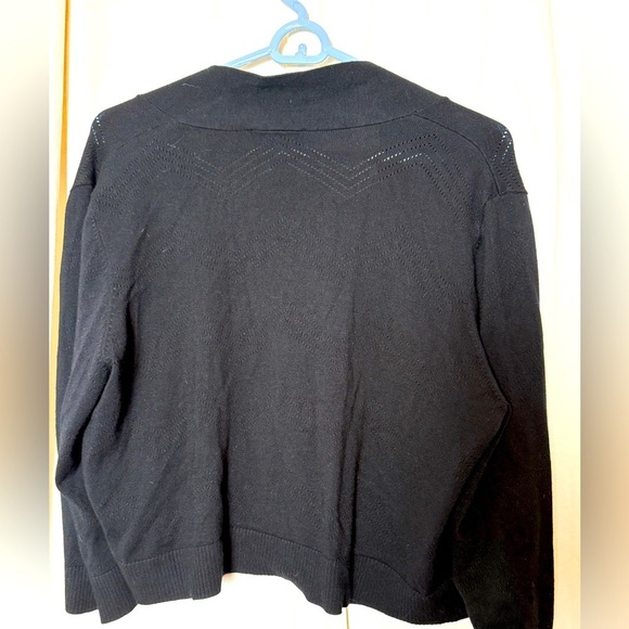 Ronni Nicole Women's Sz XXL Lightweight Solid Black Cardigan - Picture 2 of 7